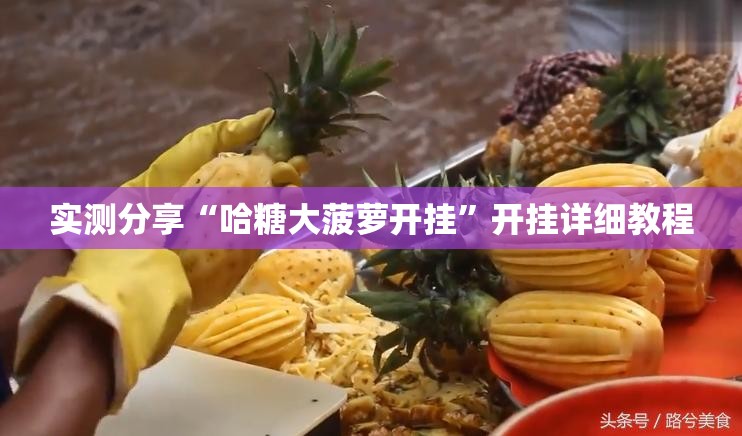 实测分享“哈糖大菠萝开挂	”开挂详细教程