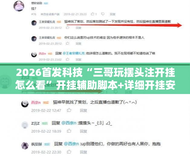 2026首发科技“三哥玩摆头注开挂怎么看	”开挂辅助脚本+详细开挂安装教程
