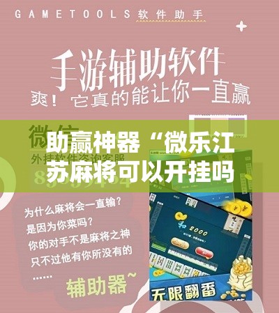 助赢神器“微乐江苏麻将可以开挂吗	”原来可以开挂