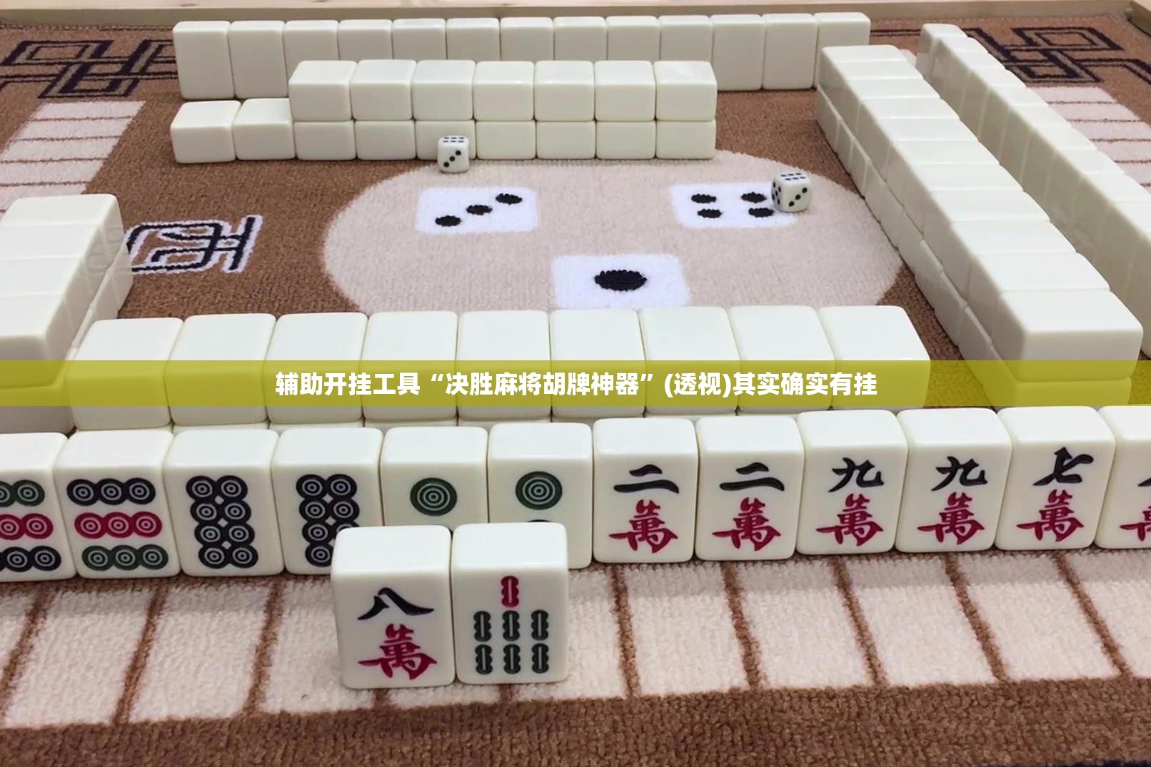 辅助开挂工具“决胜麻将胡牌神器	”(透视)其实确实有挂