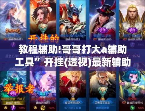 教程辅助!哥哥打大a辅助工具”开挂(透视)最新辅助详细