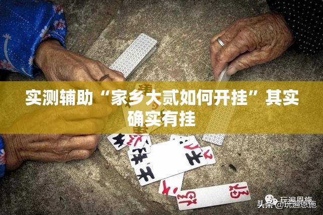 实测辅助“家乡大贰如何开挂	”其实确实有挂