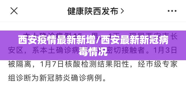 西安疫情最新新增/西安最新新冠病毒情况 西安疫情最新新增/西安最新新冠病毒情况
