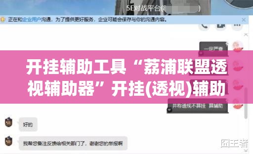 开挂辅助工具“荔浦联盟透视辅助器”开挂(透视)辅助教程