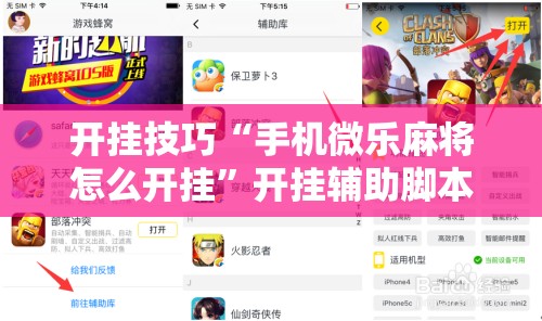开挂技巧“手机微乐麻将怎么开挂”开挂辅助脚本+详细开挂安装教程
