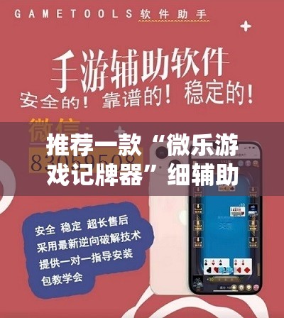 推荐一款“微乐游戏记牌器”细辅助教程分享