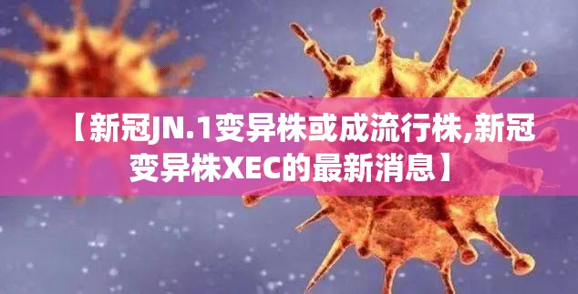 【新冠JN.1变异株或成流行株,新冠变异株XEC的最新消息】 【新冠JN.1变异株或成流行株,新冠变异株XEC的最新消息】