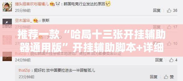 推荐一款“哈局十三张开挂辅助器通用版”开挂辅助脚本+详细开挂安装教程