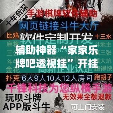辅助神器“家家乐牌吧透视挂	”开挂(透视)辅助神器