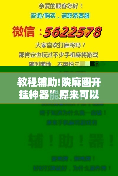 教程辅助!陕麻圈开挂神器	”原来可以开挂