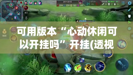 可用版本“心动休闲可以开挂吗”开挂(透视)最新辅助详细