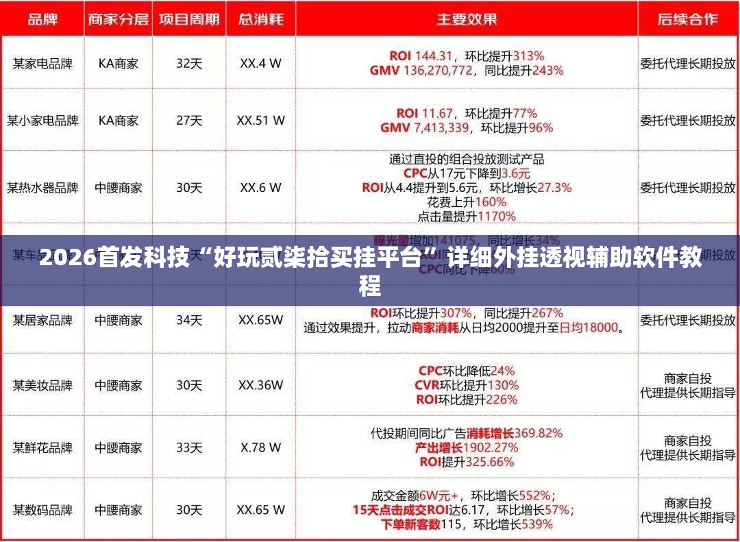 2026首发科技“好玩贰柒拾买挂平台	”详细外挂透视辅助软件教程