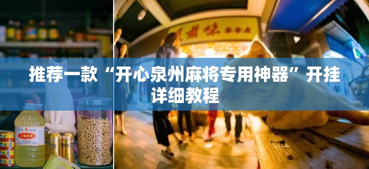 推荐一款“开心泉州麻将专用神器”开挂详细教程