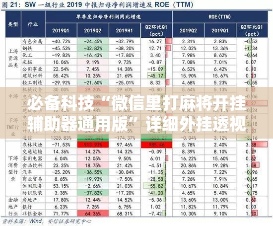 必备科技“微信里打麻将开挂辅助器通用版”详细外挂透视辅助软件教程