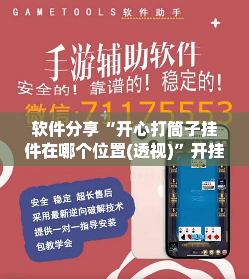 软件分享“开心打筒子挂件在哪个位置(透视)	”开挂辅助脚本+详细开挂安装教程
