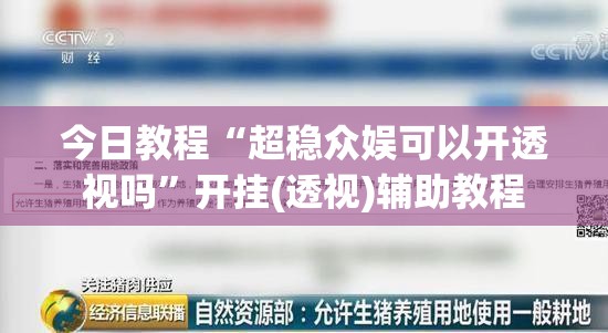 今日教程“超稳众娱可以开透视吗	”开挂(透视)辅助教程