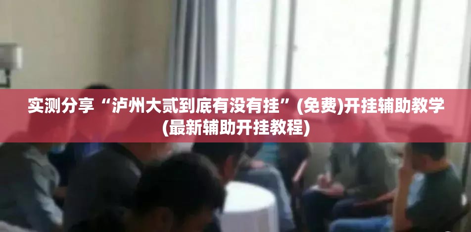 实测分享“泸州大贰到底有没有挂”(免费)开挂辅助教学(最新辅助开挂教程)