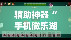 辅助神器“手机微乐湖北麻将开挂辅助器通用版(透视)”开挂辅助脚本+详细开挂安装教程