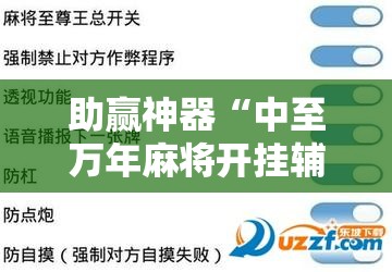 助赢神器“中至万年麻将开挂辅助器通用版”详细开挂教程