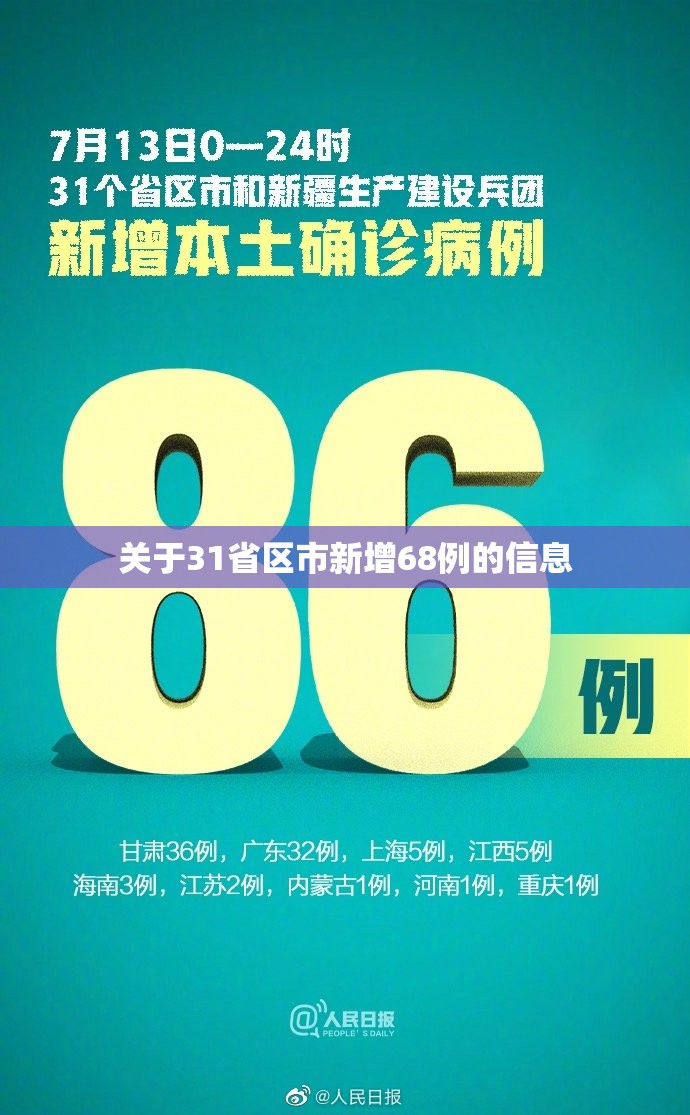 关于31省区市新增68例的信息 关于31省区市新增68例的信息