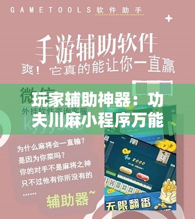 玩家辅助神器：功夫川麻小程序万能开挂器”原来可以开挂