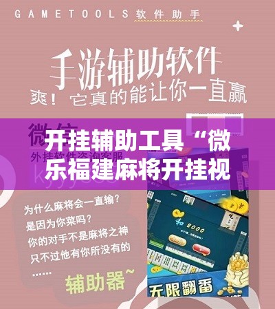 开挂辅助工具“微乐福建麻将开挂视频”开挂详细教程