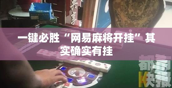 一键必胜“网易麻将开挂”其实确实有挂