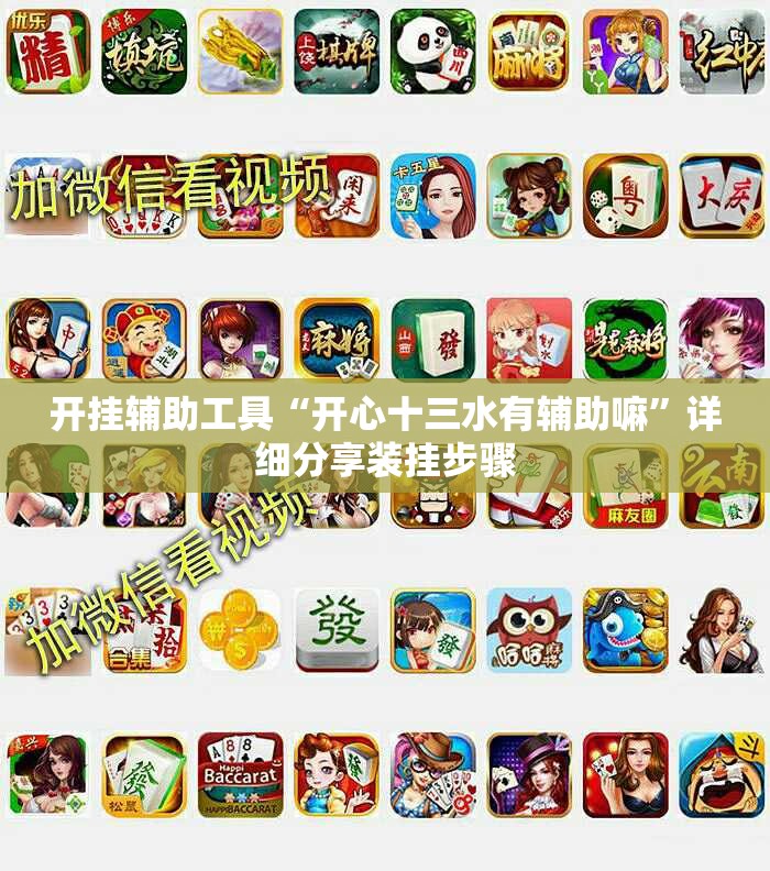 开挂辅助工具“开心十三水有辅助嘛”详细分享装挂步骤