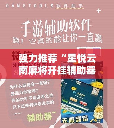 强力推荐“星悦云南麻将开挂辅助器通用版	”其实确实有挂