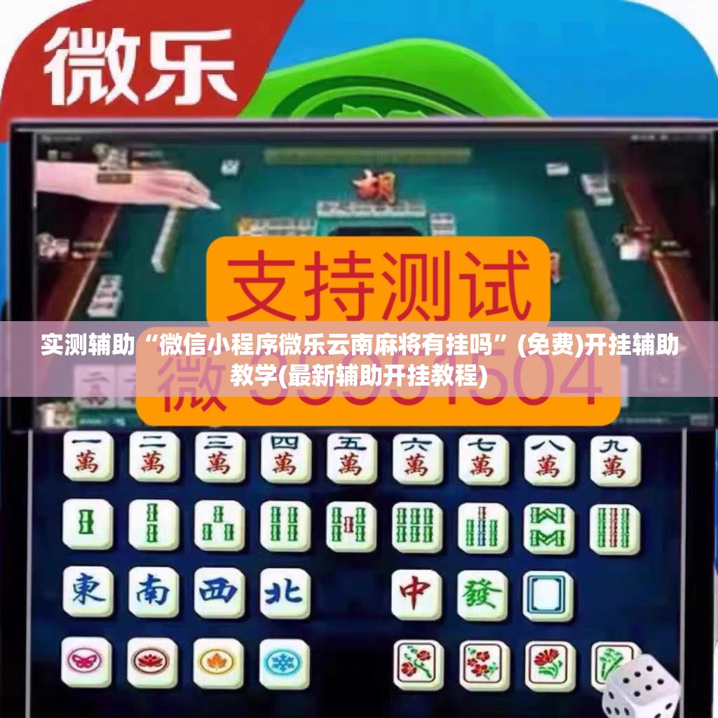 实测辅助“微信小程序微乐云南麻将有挂吗”(免费)开挂辅助教学(最新辅助开挂教程)