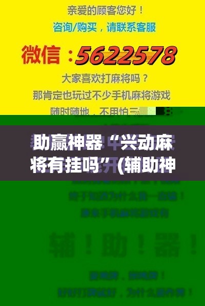 助赢神器“兴动麻将有挂吗”(辅助神器)开挂详细教程