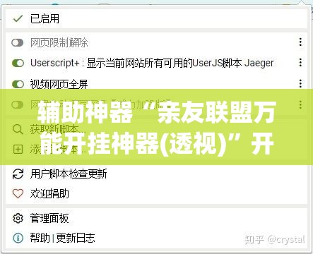 辅助神器“亲友联盟万能开挂神器(透视)”开挂辅助脚本+详细开挂安装教程