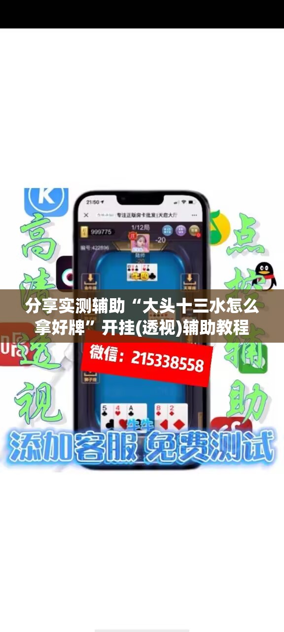 分享实测辅助“大头十三水怎么拿好牌”开挂(透视)辅助教程