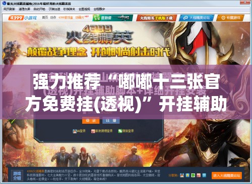 强力推荐“嘟嘟十三张官方免费挂(透视)”开挂辅助脚本+详细开挂安装教程