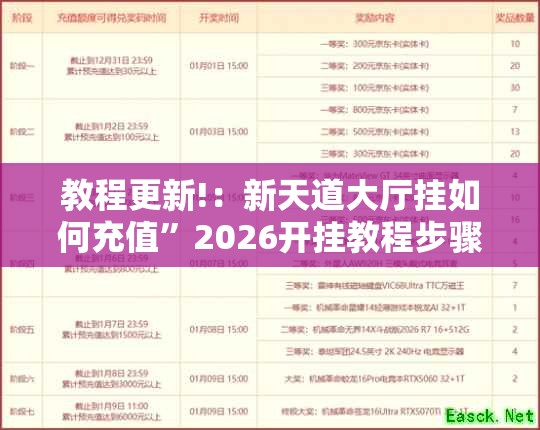 教程更新!：新天道大厅挂如何充值	”2026开挂教程步骤