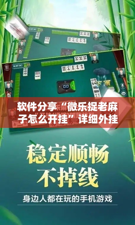 软件分享“微乐捉老麻子怎么开挂	”详细外挂透视辅助软件教程