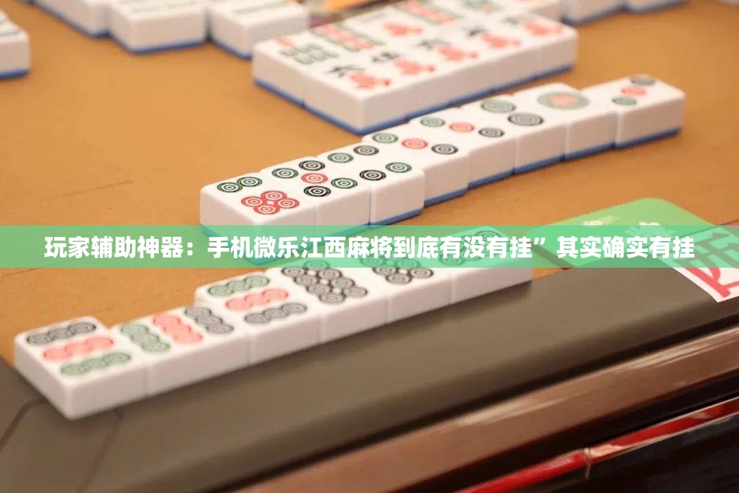 玩家辅助神器：手机微乐江西麻将到底有没有挂”其实确实有挂