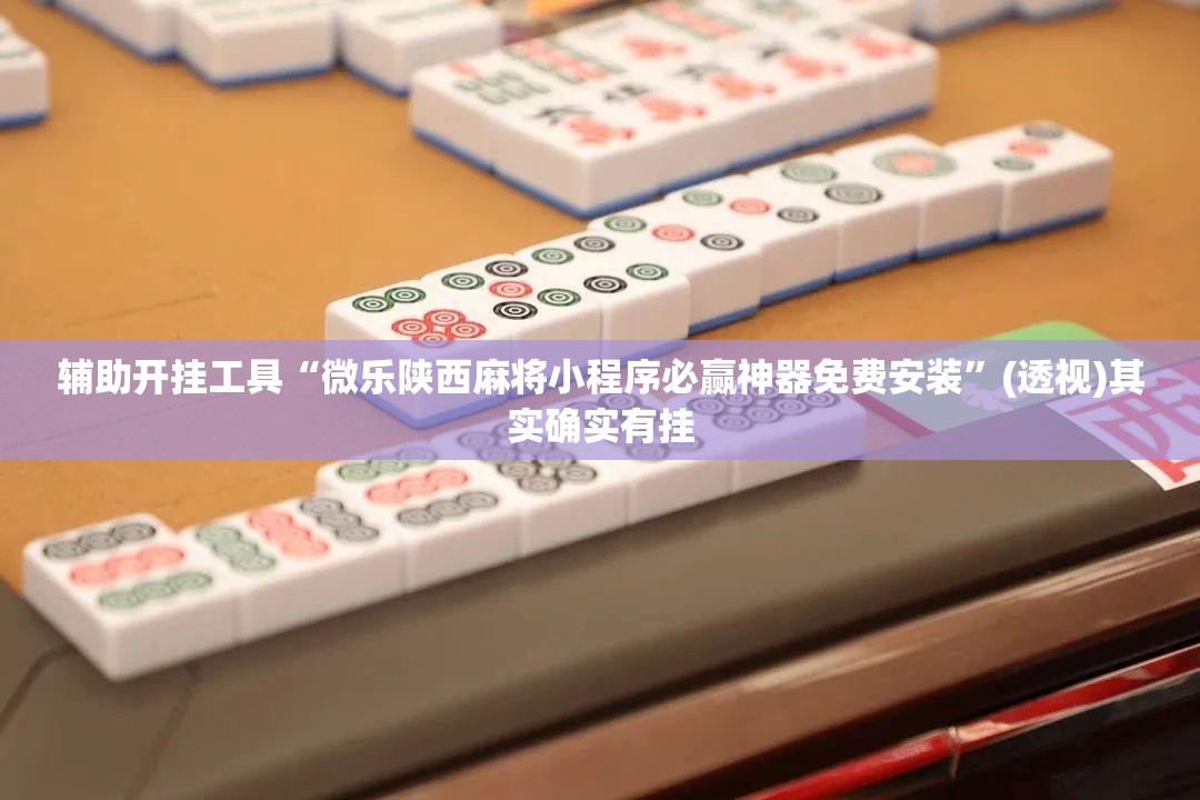 辅助开挂工具“微乐陕西麻将小程序必赢神器免费安装”(透视)其实确实有挂