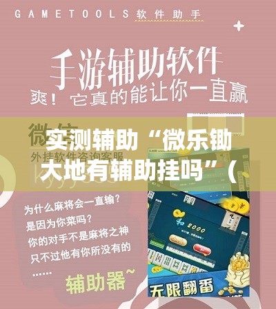 实测辅助“微乐锄大地有辅助挂吗”(透视)其实确实有挂