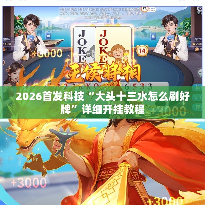 2026首发科技“大头十三水怎么刷好牌	”详细开挂教程