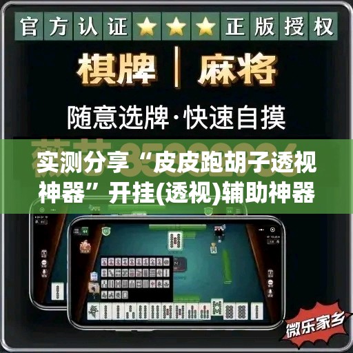 实测分享“皮皮跑胡子透视神器”开挂(透视)辅助神器