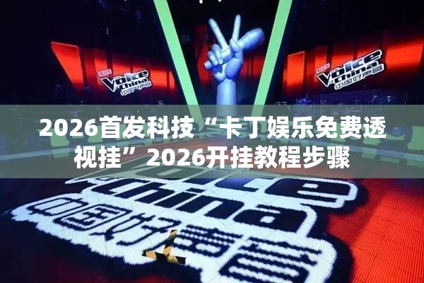 2026首发科技“卡丁娱乐免费透视挂”2026开挂教程步骤
