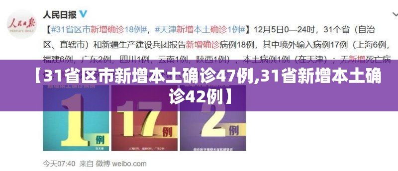 【31省区市新增本土确诊47例,31省新增本土确诊42例】