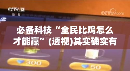 必备科技“全民比鸡怎么才能赢”(透视)其实确实有挂