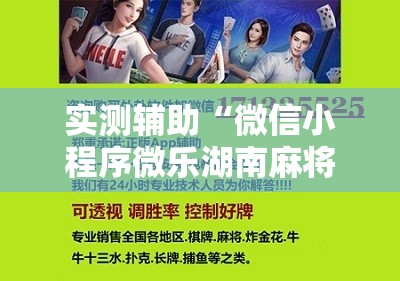 实测辅助“微信小程序微乐湖南麻将开挂辅助器通用版	”详细开挂教程