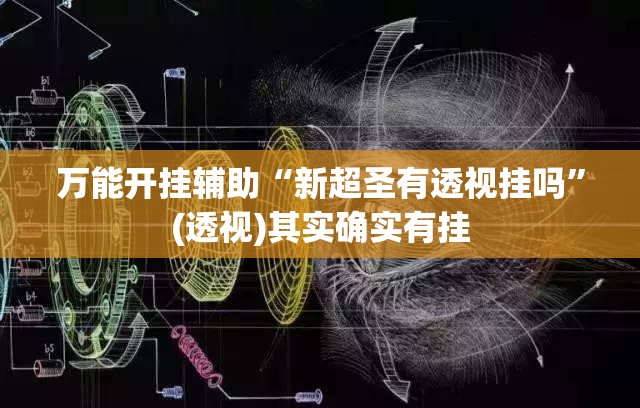 万能开挂辅助“新超圣有透视挂吗”(透视)其实确实有挂