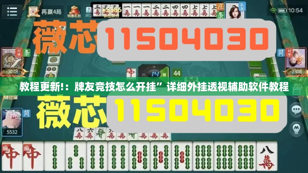 教程更新!：牌友竞技怎么开挂”详细外挂透视辅助软件教程