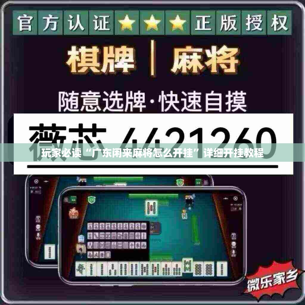玩家必读“广东闲来麻将怎么开挂	”详细开挂教程