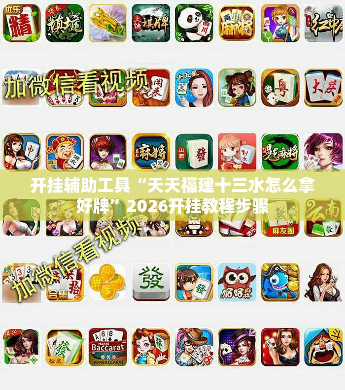 开挂辅助工具“天天福建十三水怎么拿好牌”2026开挂教程步骤