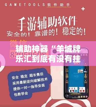 辅助神器“羊城牌乐汇到底有没有挂”详细外挂透视辅助软件教程